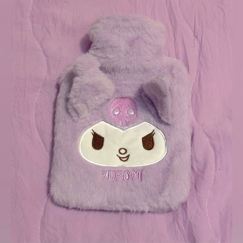 Kuromi Fuzzy Water Bottle